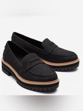 TOMS Cara Loafer Black Size 7.5
